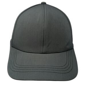 True Classic Trucker Hat Gray One Size Performance Perforated Snapback Curved